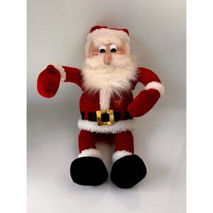 Kurt Adler Animated Santa Plush Doll Christmas Vintage Retired Talking Music